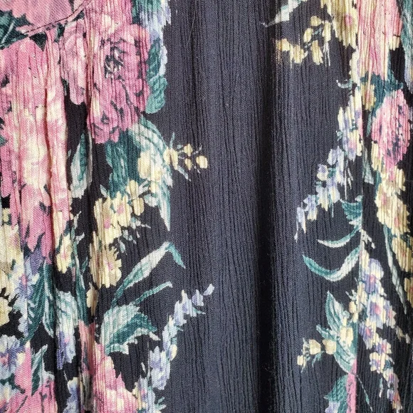 Vingtage Plus Size Cottagecore Fairy Grunge Whimsigoth Dress 1X See Measurements - Picture 12 of 13